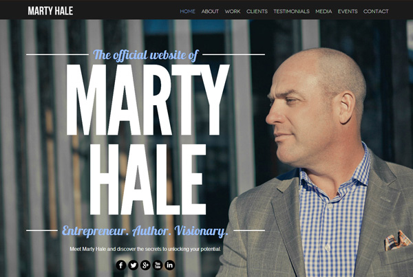 The official website of Marty Hale